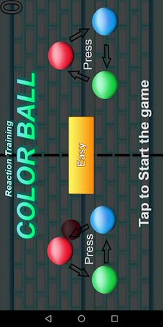 Reaction Training: Color Ball - Screenshot 1