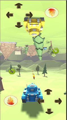 TWO PLAYER TANK WARS GAME 3D - - Screenshot 3