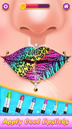 LIP ART- GIRLS MAKEUP GAME - Screenshot 1