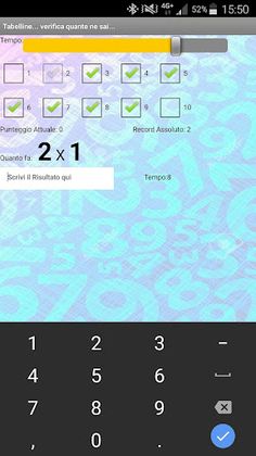 Tabelline - Screenshot 1