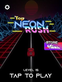 Top Neon Rush - Screenshot 1