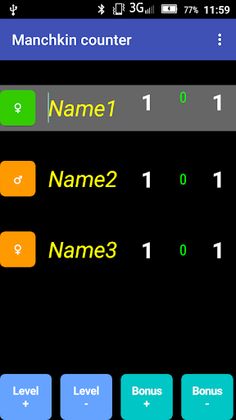 Simple Munchkin level counter - Screenshot 1