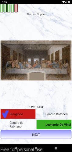 Painters Quiz – Lite - Screenshot 1