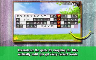 Word puzzle for the Happy soul - Screenshot 2