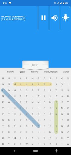Islamic word search - Screenshot 3