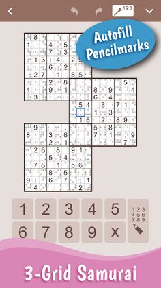 MultiSudoku: Samurai Sudoku - Screenshot 2