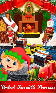 Santa Coin Pusher - Winter Par - Screenshot 3