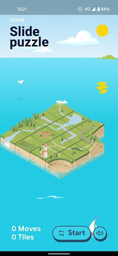 Island Slide Puzzle - Screenshot 1