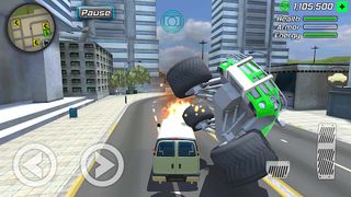 Rope Frog Ninja Hero Car Vegas - Screenshot 3