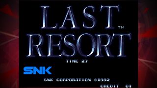 LAST RESORT ACA NEOGEO - Screenshot 1