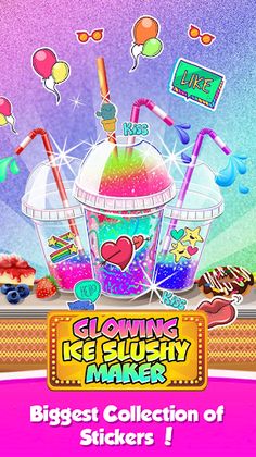 Glowing Ice Slushy Maker - Screenshot 1