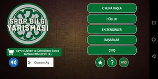 Spor Bilgi Yarışması - Screenshot 1