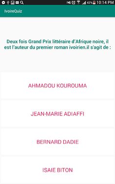 IvoireQuiz - Screenshot 4