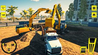 Construction Excavator Game - Screenshot 1