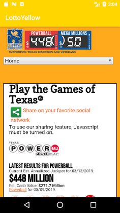 Texas Lotto - Screenshot 2