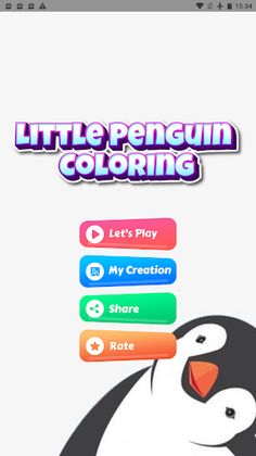 Little Penguin : Coloring - Screenshot 1