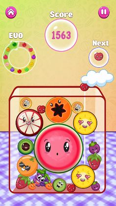 Watermelon Merge - Fruit Drop - Screenshot 1