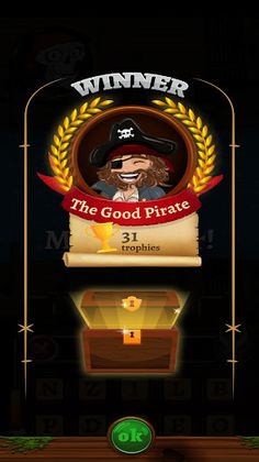 The Pirate's Letter: word game - Screenshot 3
