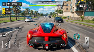 Real Traffic Car Driving Games - Screenshot 1