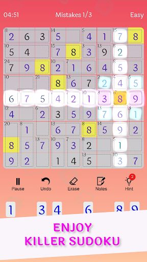 Killer Sudoku - Screenshot 3