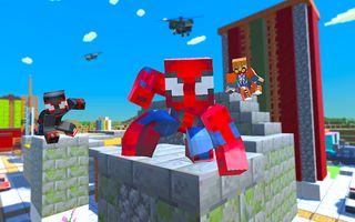 Spider Gangster Block City War - Screenshot 3