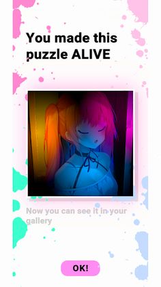 Anime Girls: Jigsaw Puzzles 18 - Screenshot 3