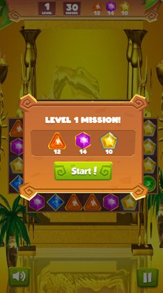 Treasured  Egypt Match 3 - Screenshot 4