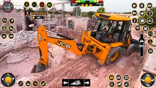 Snow Excavator Game: JCB Games - Screenshot 1