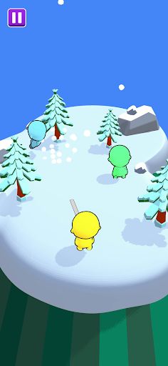 Snow Ball Fight 3D - Screenshot 2