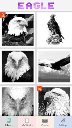 Eagle Pixel Number - Screenshot 1