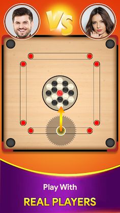Carrom board game - Carrom Pro - Screenshot 1