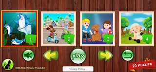 Smiling Animal Puzzles - Screenshot 1