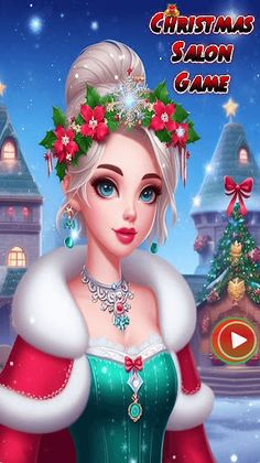 Christmas Salon Dress Up Game - Screenshot 1