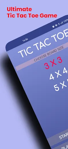 Tic Tac Toe Multiplayer & AI - Screenshot 1