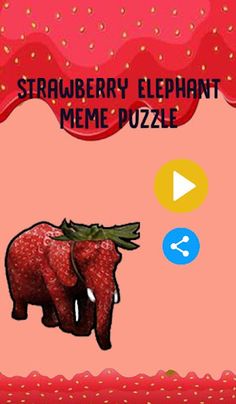 Strawberry Elephant Puzzle - Screenshot 2