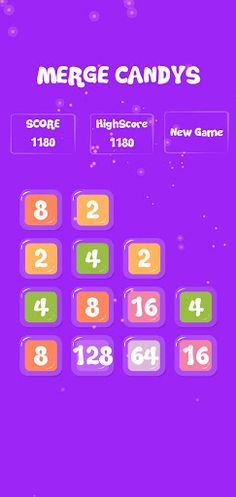 Merge Candies 2048 - Screenshot 3