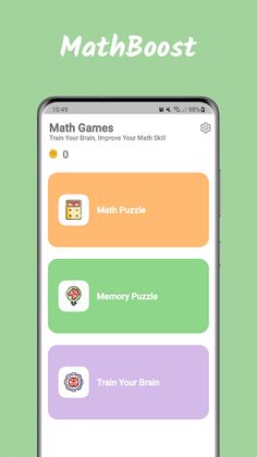 MathBoost:Math and Memory Game - Screenshot 1