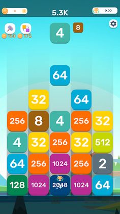 X2 Drop Blocks: Number Merge - Screenshot 2