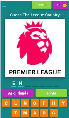 Guess The Football League Quiz - Screenshot 1