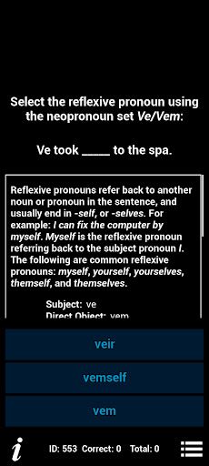 LGBTQ+ Gender-Neutral Pronouns - Screenshot 2