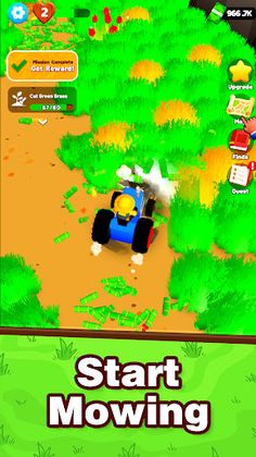Idle Mow: Grass Cutting Tycoon - Screenshot 1