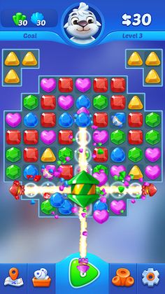 Jewel crush - match 3 game - Screenshot 3