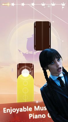 Wednesday Addams Tiles piano - Screenshot 2