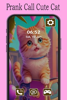 Cute Cat Prank Caller & Games - Screenshot 1