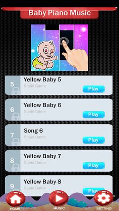 Piano Baby tiles yellow - Screenshot 2