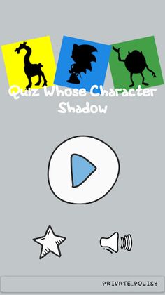 Quiz Whose Character Shadow - Screenshot 1