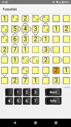 Futoshiki Free - Screenshot 1