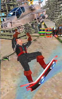 Subway Spider Hoverboard Run - Screenshot 4