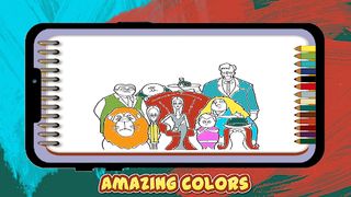 Wednesday Addams coloring - Screenshot 3