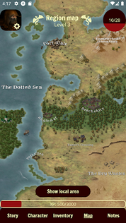 Forgotten: D&D style text RPG - Screenshot 4